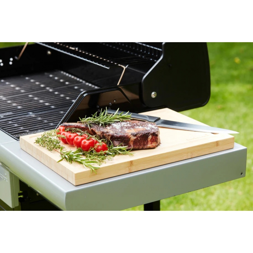 Barbecook | Bamboo cutting board with groove FSC, 40 x 30 x 3 – 3