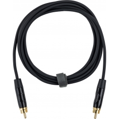 Fuj:tech RCA uros – RCA uros audiokaapeli, 2 m, musta