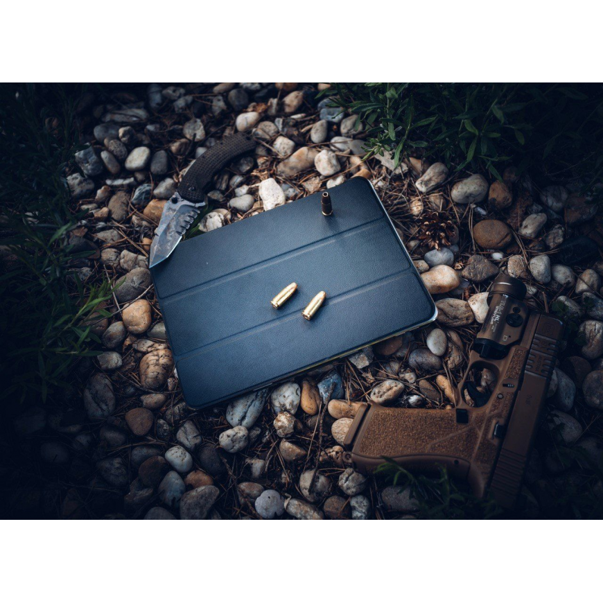 Tactical Book Tri Fold Case for Xiaomi Pad 8 Black – 4