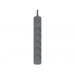 Tracer 47813 Super Line+ Graphite 1.5m (5 outlets )