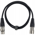 Fuj:tech XLR uros – XLR naaras mikrofonikaapeli, 7 m, musta Fuj:tech XLR uros – XLR naaras mikrofonikaapeli, 7 m, musta