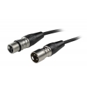 Fuj:tech XLR uros – XLR naaras mikrofonikaapeli, 7 m, musta Fuj:tech XLR uros – XLR naaras mikrofonikaapeli, 7 m, musta