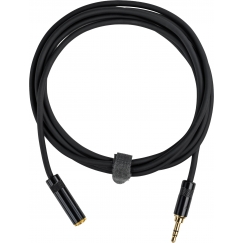 Fuj:tech 3,5 mm TRS uros – 3,5 mm TRS naaras jatkokaapeli, 5 m, musta