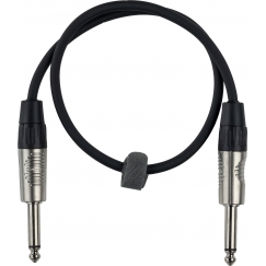 Fuj:tech 6,3 mm TS uros – 6,3 mm TS uros instrumenttikaapeli, 2 m, musta