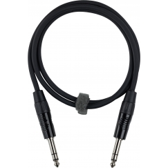 Fuj:tech 6,3 mm TRS uros – 6,3 mm TRS uros audiokaapeli, 1 m, musta