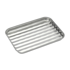 Barbecook | Reusable stainless steel grill pan, 34.5 x 24 x 3