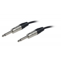 Fuj:tech 6,3 mm TS uros – 6,3 mm TS uros instrumenttikaapeli, 10 m, musta Fuj:tech 6,3 mm TS uros – 6,3 mm TS uros instrumenttikaapeli, 10 m, musta