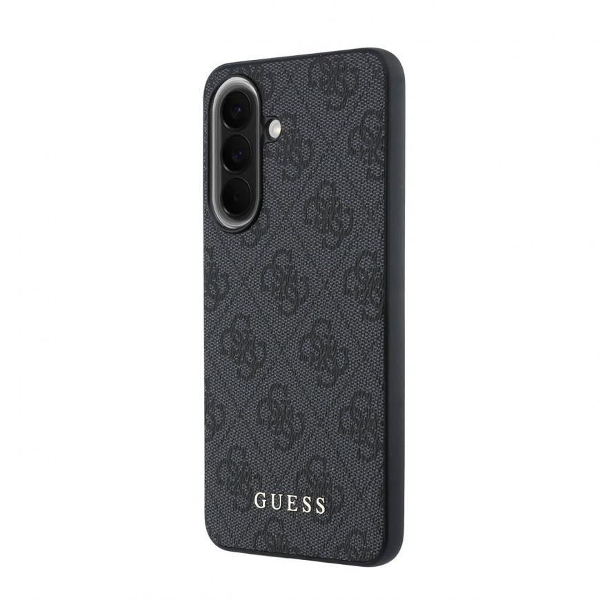 Guess PU 4G Metal Classic Logo Case for Samsung Galaxy A57 Grey