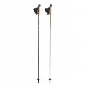 Gabel FLD Carbon Salokāmas taku skriešanas un nūjošanas nūjas, 110 cm, Melnas