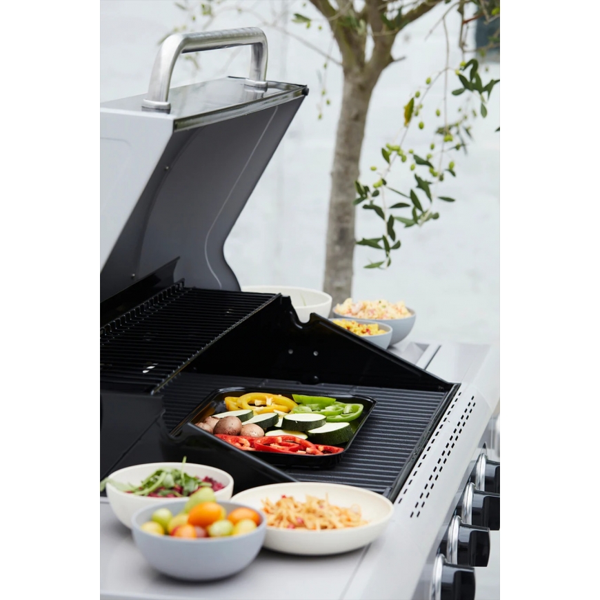 Barbecook | Reusable enamel grill pan, 34.5 x 24 x 3 cm per 12 – 2