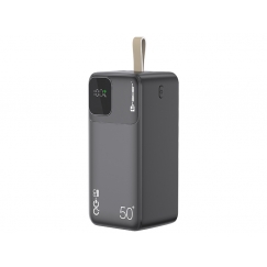 Tracer 47825 Prime-V5 50000mAh QC22.5W+PD20W Power Bank, Black