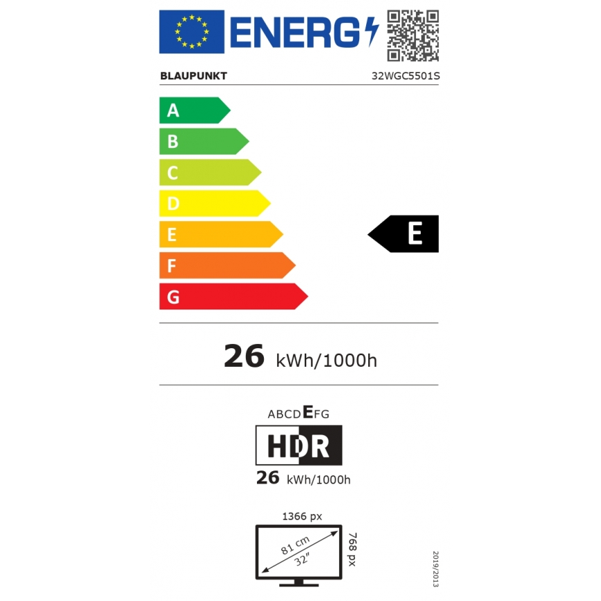 Blaupunkt | LED TV | 32WGC5501S | 32 | Smart TV | Google TV |