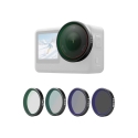Telesin CPL/ND8/ND16/ND32 filter set for DJI Osmo Action 6 (4 pcs).