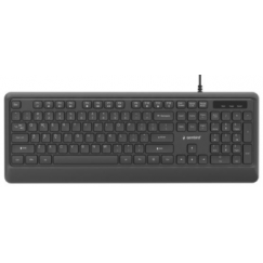 Klaviatūra Gembird Slim Backlight USB-A+C US