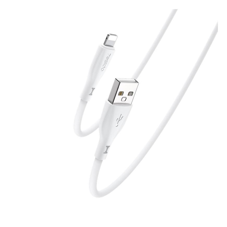YESIDO SILICONE CABLE CA119 12W USB|LIGHTNING