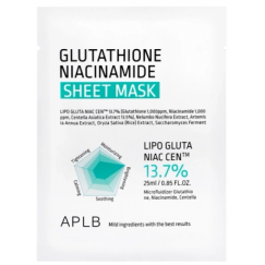 APLB Glutathione Niacinamide Face Mask 25ml