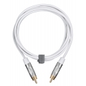Fuj:tech RCA uros – RCA uros audiokaapeli, 2 m, valkoinen Fuj:tech RCA uros – RCA uros audiokaapeli, 2 m, valkoinen