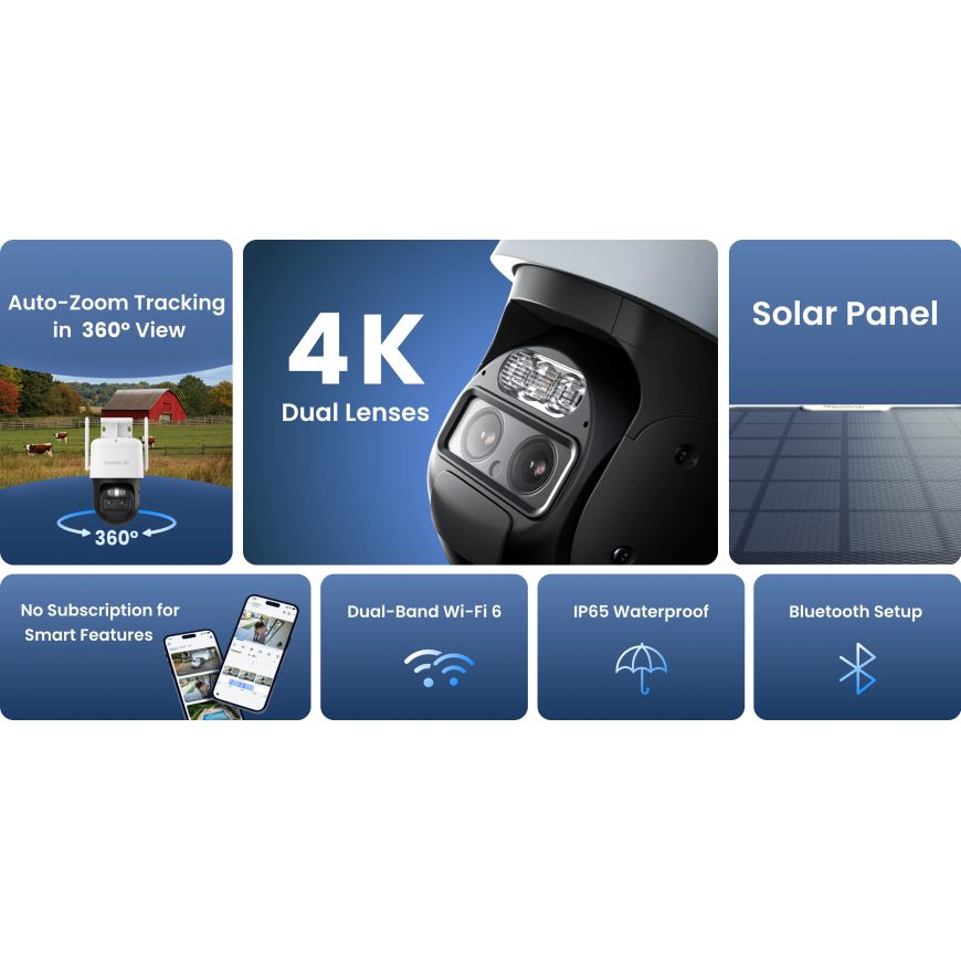 Reolink 4K Dual-Lens Wi-Fi 6 Battery-Powered Security Camera – 2