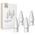 Tech-Protect Stylus Tips for Apple Pencil 4-Pack - White Tech-Protect Stylus Tips for Apple Pencil 4-Pack - White
