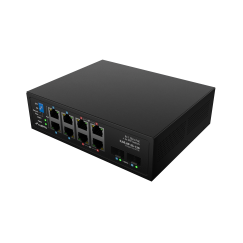 Lanberg Switch PoE 4xBT 4xAT 4xSFP Din Unmanagment Gigabit