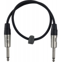 Fuj:tech 6,3 mm TS uros – 6,3 mm TS uros instrumenttikaapeli, 5 m, musta Fuj:tech 6,3 mm TS uros – 6,3 mm TS uros instrumenttikaapeli, 5 m, musta