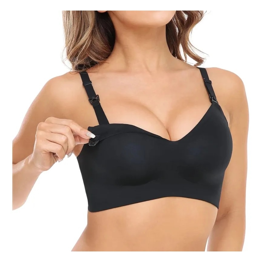 MOMCOZY YN21 MATERNITY NURSING BRA BLACK S