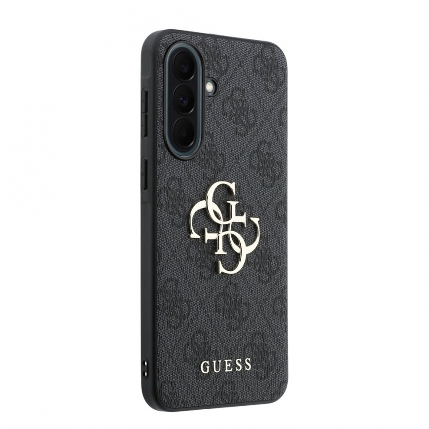 Guess PU 4G Metal Logo Case for Samsung Galaxy A37 Grey – 3