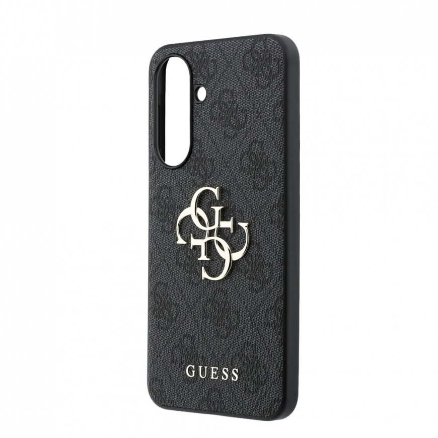 Guess PU 4G Metal Logo Case for Samsung Galaxy A37 Grey – 4