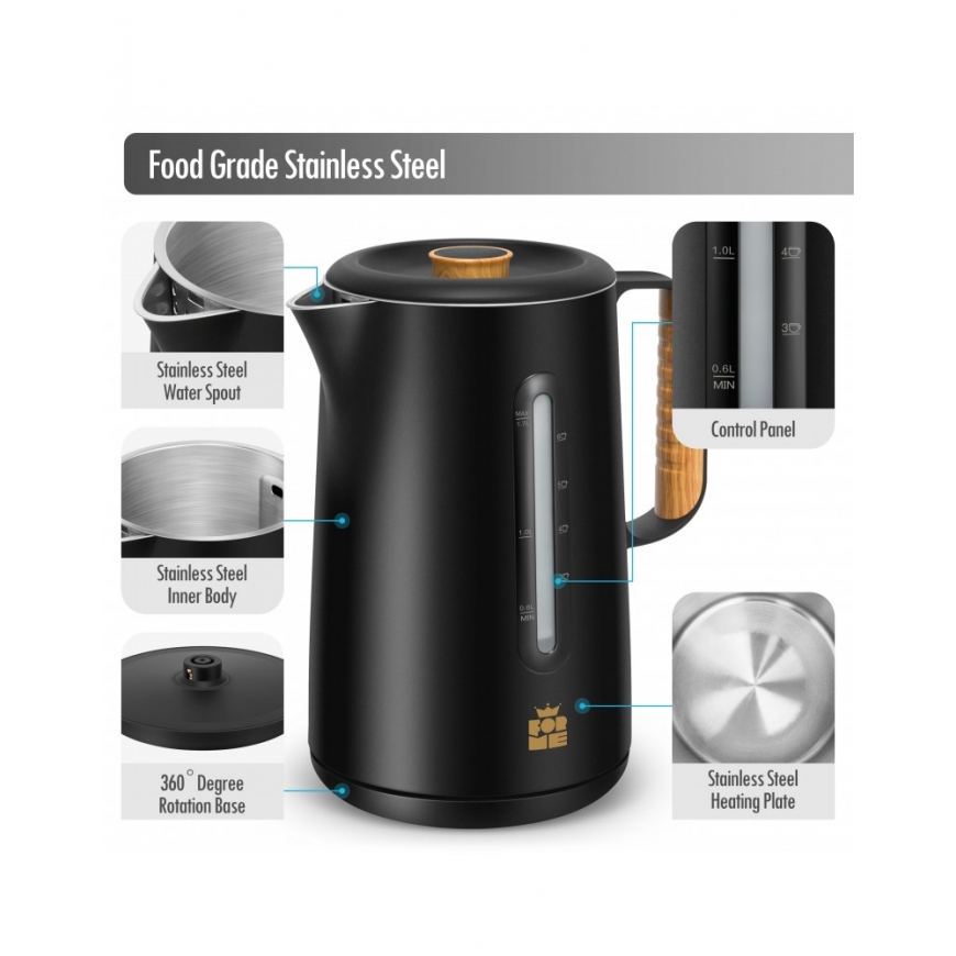 ForMe FKG-852 Cordless Electric Kettle 1,7 L – 2