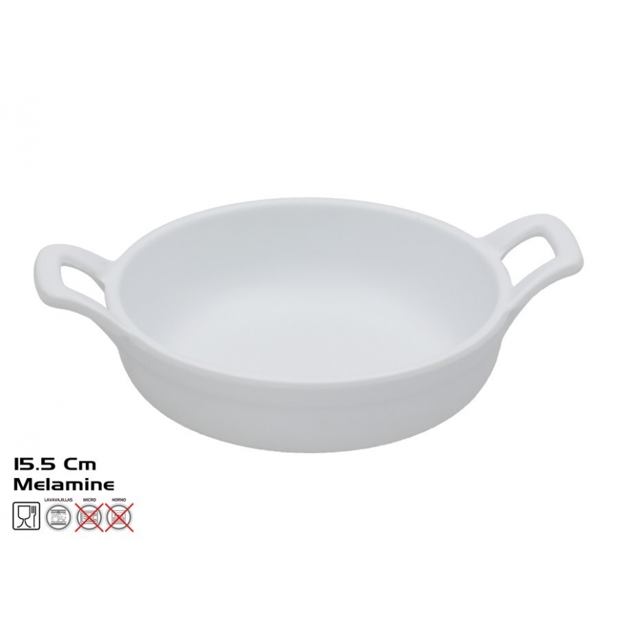 KITCHEN&GO Balts cepamais trauks ar rokturiem