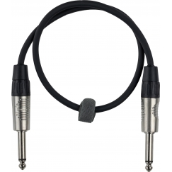 Fuj:tech 6,3 mm TS uros – 6,3 mm TS uros instrumenttikaapeli, 0,5 m, musta