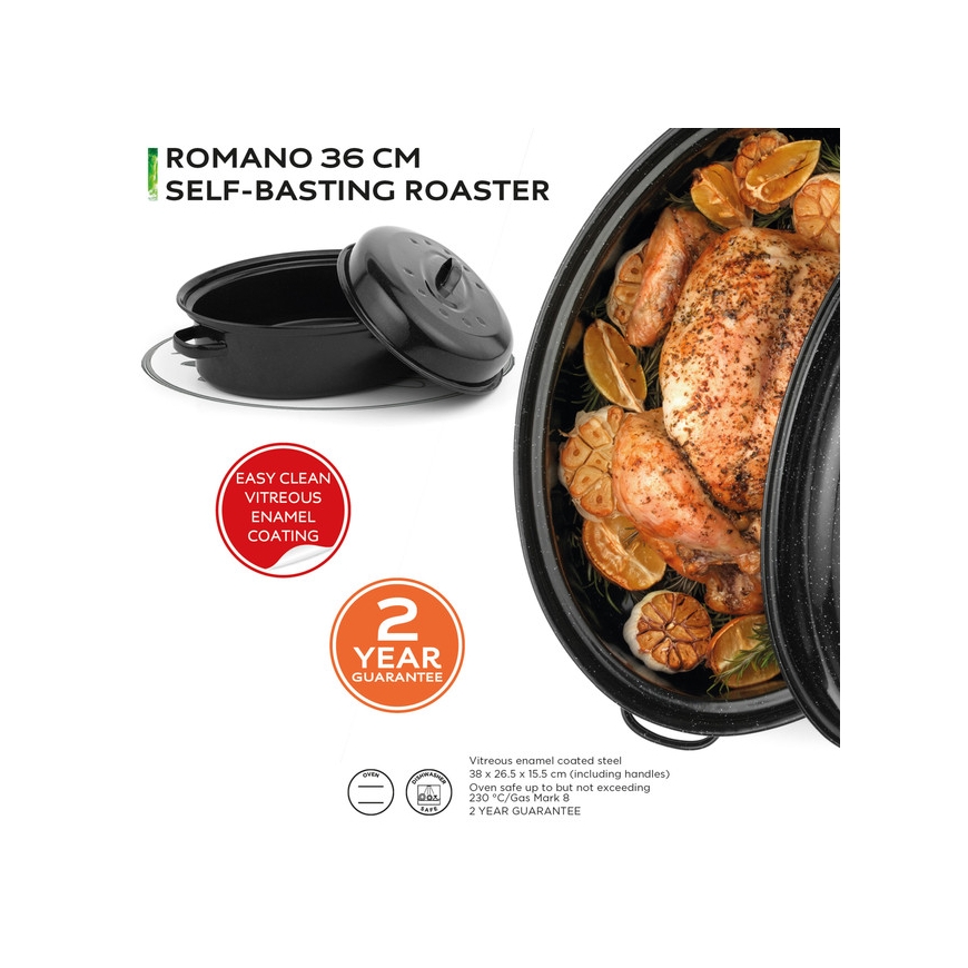 Russell Hobbs CW114911EU V/E 36cm S/B Roaster & Lid – 2