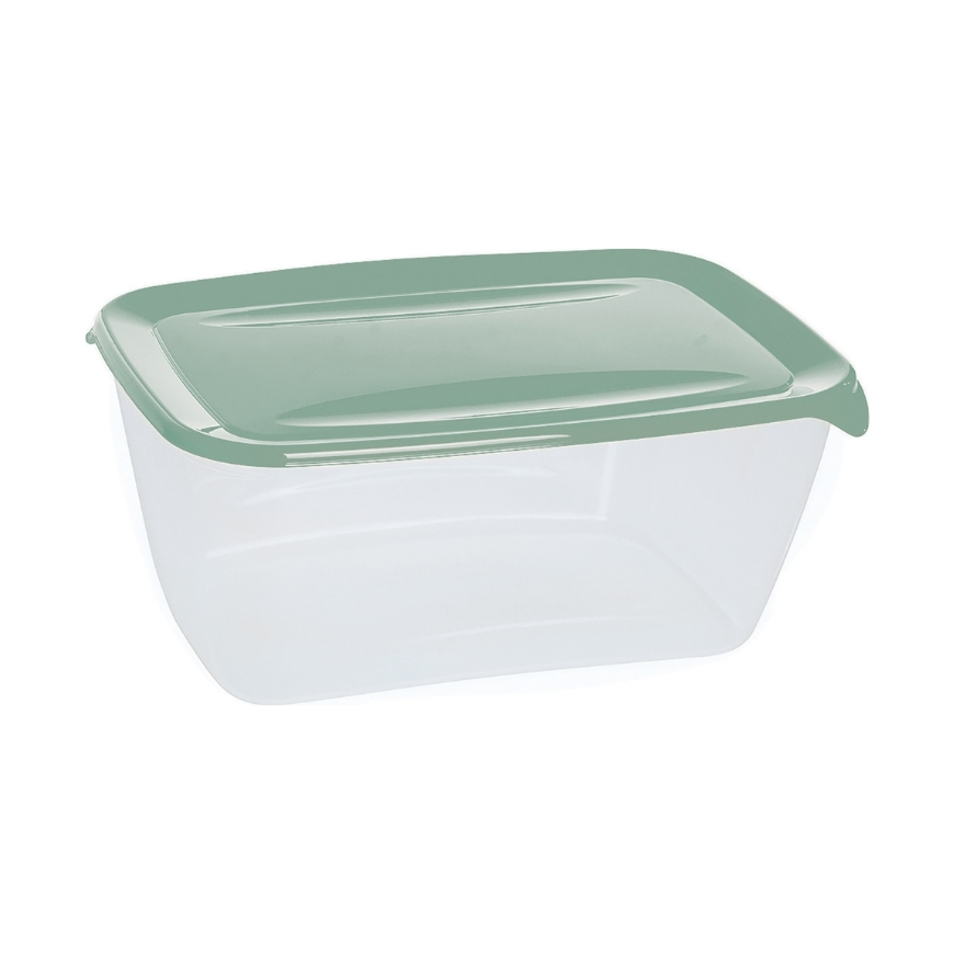Pārtikas trauciņš taisnstūris 5L Fresh&Go zaļš