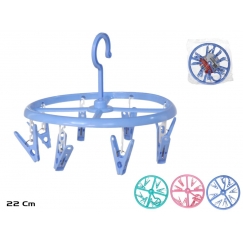 Hanging Clothes Horse With 8 Pegs 22 cm, 22x22x19 cm