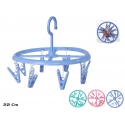 Hanging Clothes Horse With 8 Pegs 22 cm, 22x22x19 cm