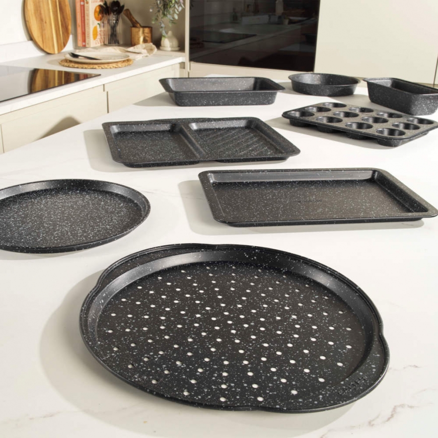 Salter BW070371EU7 Silver Marblestone 27cm Loaf Pan – 2