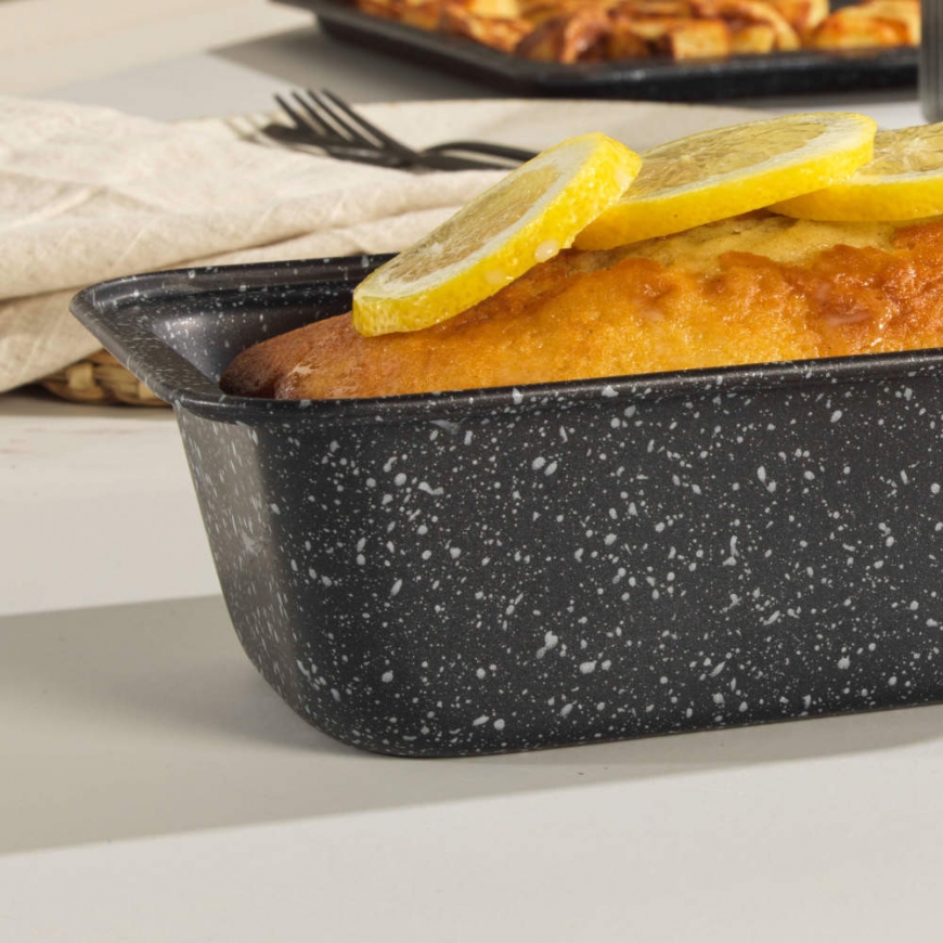 Salter BW070371EU7 Silver Marblestone 27cm Loaf Pan – 5