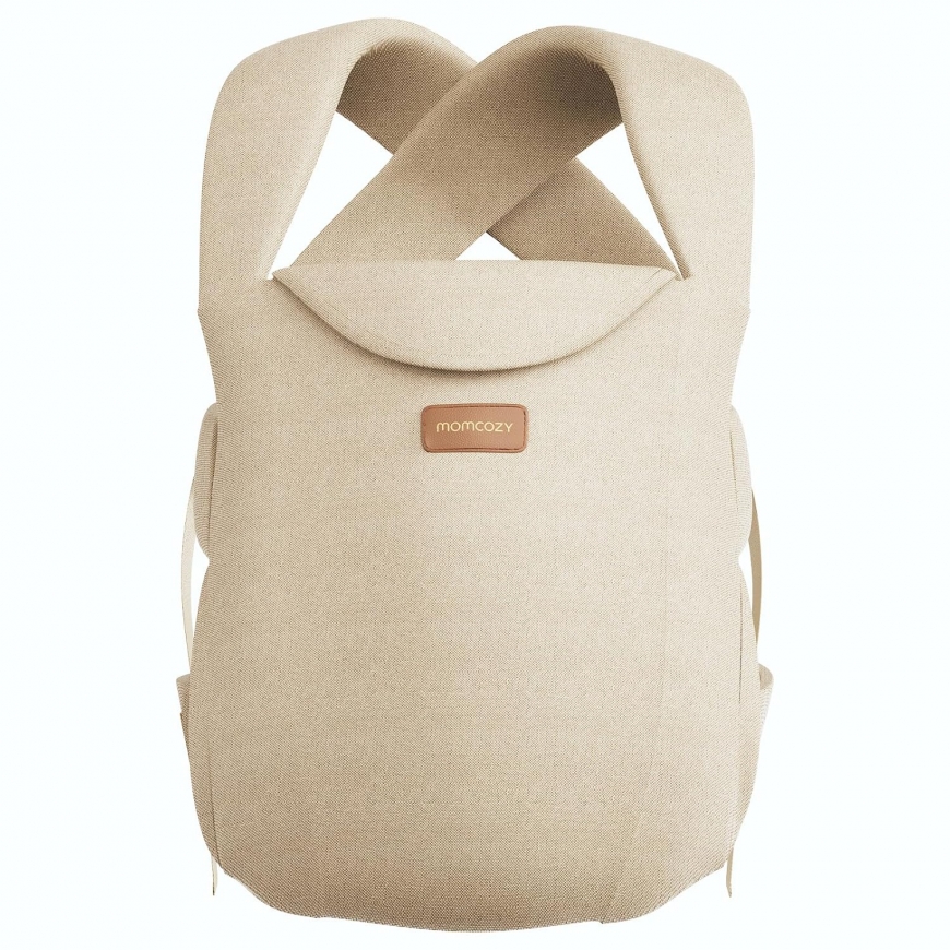 MOMCOZY CB002 WEESNUG NEWBORN CARRIER COTTON KHAKI