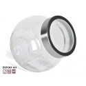 Glass storage jar 2200 ml, 17x13x18 cm, KITCHEN&GO Glass storage jar 2200 ml, 17x13x18 cm, KITCHEN&GO