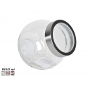 Glass storage jar 1500 ml, 13x13x16 cm, KITCHEN&GO Glass storage jar 1500 ml, 13x13x16 cm, KITCHEN&GO