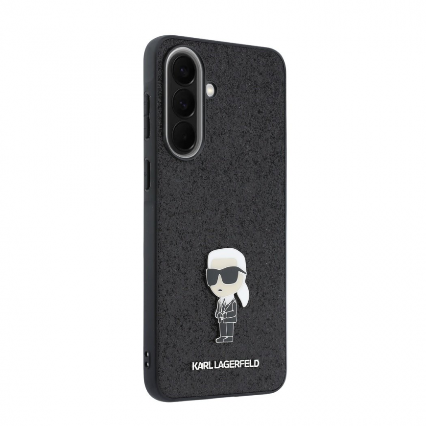 Karl Lagerfeld Fixed Glitter Metal Ikonik Case for Samsung Galax – 3