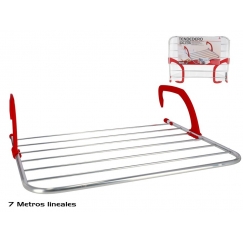 7 m Aluminum Dryer For Balcony, 63x50x16 cm