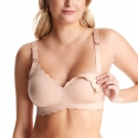 MOMCOZY YN46 SEAMLESS SUPPORT FLORAL NURSING BRA SKIN S MOMCOZY YN46 SEAMLESS SUPPORT FLORAL NURSING BRA SKIN S