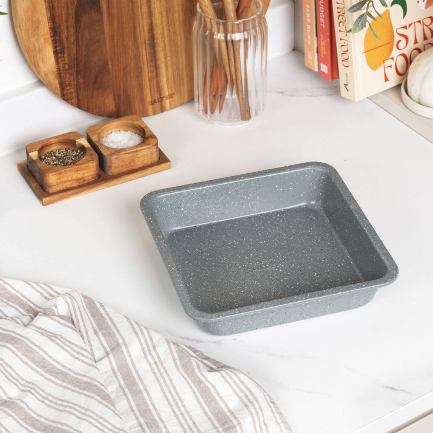 Salter BW02780G4EU7 Marblestone Square Pan 22.5cm – 4
