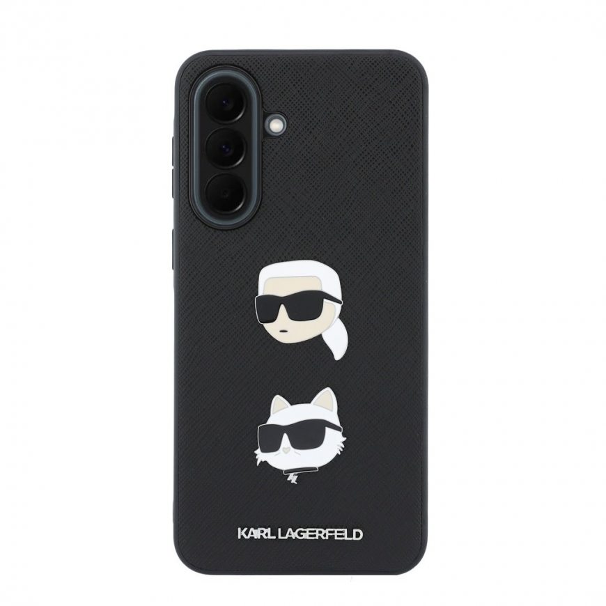 Karl Lagerfeld Liquid Silicone Metal Karl and Choupette Case for – 2