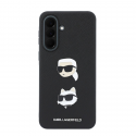 Karl Lagerfeld Liquid Silicone Metal Karl and Choupette Case for