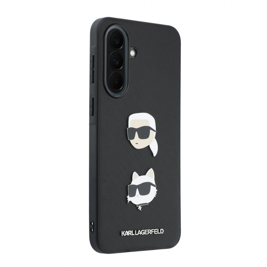 Karl Lagerfeld Liquid Silicone Metal Karl and Choupette Case for – 3
