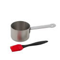 Barbecook | Stainless steel saucepot with brush, 10.5 x 7.5 x Barbecook | Stainless steel saucepot with brush, 10.5 x 7.5 x