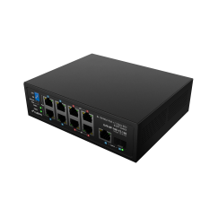 Lanberg Switch PoE 4xBT 4xAT SFP/ETH Din Unmanagment Fast