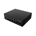 Lanberg Switch PoE 4xBT 4xAT SFP/ETH Din Unmanagment Fast